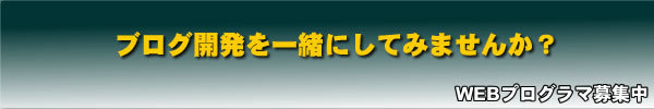 スタッフ募集　プログラマ・SE 　 